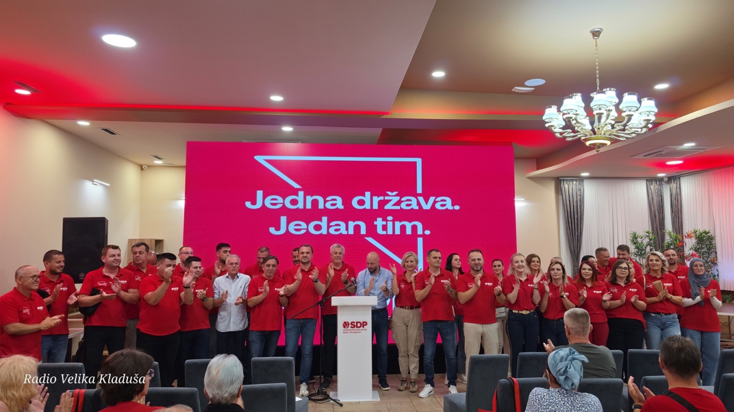 U Velikoj Kladuši održano predstavljanje kandidata SDP BiH sa područja Unsko-sanskog kantona
