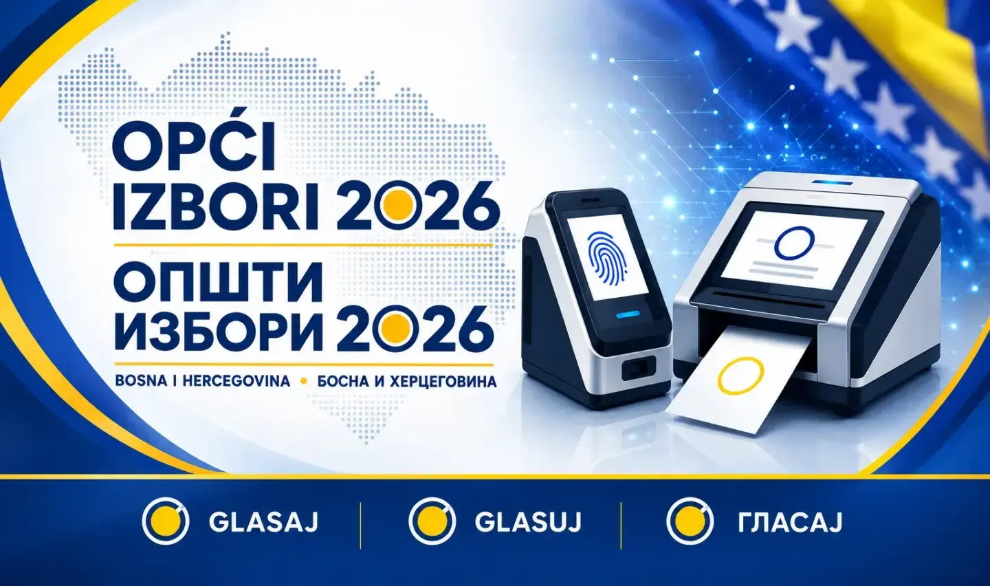 BiH danas bira novu vlast: Prvi opći izbori uz skenere i biometriju